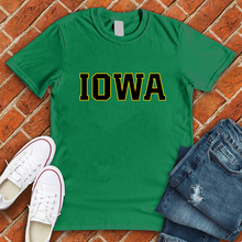 Load image into Gallery viewer, Yellow And Black Iowa Tee
