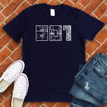 Load image into Gallery viewer, 801 Map Tee