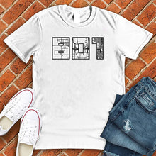 Load image into Gallery viewer, 801 Map Tee