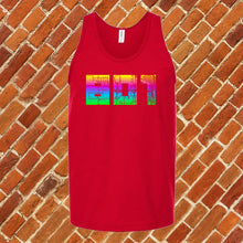 Load image into Gallery viewer, 801 Map Neon Unisex Tank Top