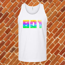 Load image into Gallery viewer, 801 Map Neon Unisex Tank Top