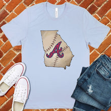 Load image into Gallery viewer, Georgia Baseball State Tee