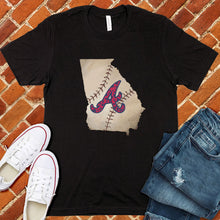 Load image into Gallery viewer, Georgia Baseball State Tee