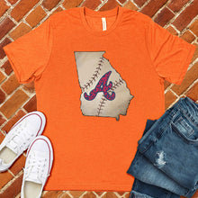 Load image into Gallery viewer, Georgia Baseball State Tee