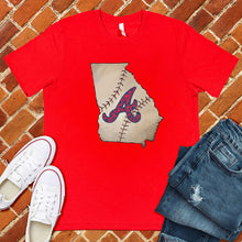 Load image into Gallery viewer, Georgia Baseball State Tee