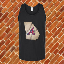 Load image into Gallery viewer, Georgia Baseball State Unisex Tank Top