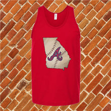 Load image into Gallery viewer, Georgia Baseball State Unisex Tank Top