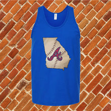 Load image into Gallery viewer, Georgia Baseball State Unisex Tank Top