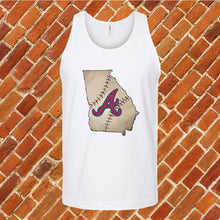 Load image into Gallery viewer, Georgia Baseball State Unisex Tank Top