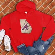 Load image into Gallery viewer, Georgia Baseball State Hoodie