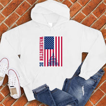 Load image into Gallery viewer, Washington DC American Flag Monument Hoodie