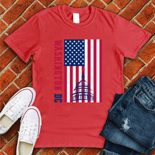 Load image into Gallery viewer, Washington DC American Flag Monument Tee