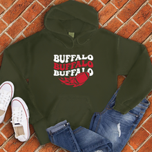 Load image into Gallery viewer, Groovy Buffalo Football Hoodie