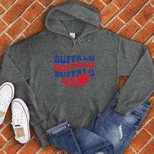 Load image into Gallery viewer, Groovy Buffalo Football Hoodie