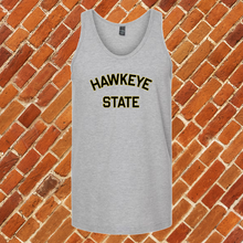 Load image into Gallery viewer, Hawkeye state Unisex Tank Top