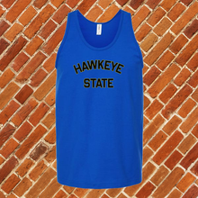 Load image into Gallery viewer, Hawkeye state Unisex Tank Top