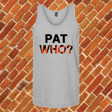 Load image into Gallery viewer, Pat Who? Unisex Tank Top