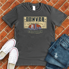 Load image into Gallery viewer, The Mile High City Plate Tee