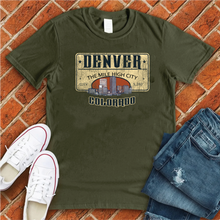 Load image into Gallery viewer, The Mile High City Plate Tee