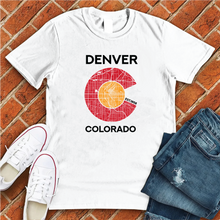 Load image into Gallery viewer, Denver District Map Tee