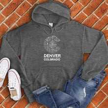 Load image into Gallery viewer, Denver Colorado Flag Map Hoodie