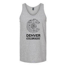 Load image into Gallery viewer, Denver Colorado Flag Map Unisex Tank Top