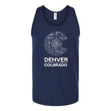 Load image into Gallery viewer, Denver Colorado Flag Map Unisex Tank Top
