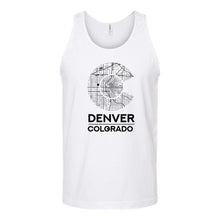 Load image into Gallery viewer, Denver Colorado Flag Map Unisex Tank Top