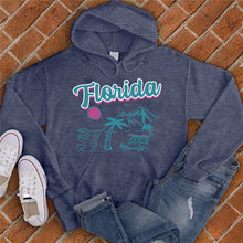 Load image into Gallery viewer, Florida Surf club sunset Hoodie