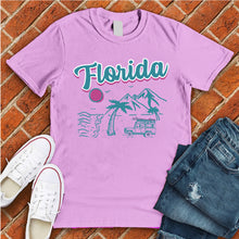 Load image into Gallery viewer, Florida Surf club sunset Tee