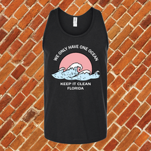Load image into Gallery viewer, Keep It Clean Florida Unisex Tank Top