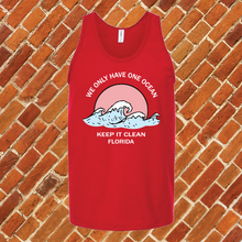 Load image into Gallery viewer, Keep It Clean Florida Unisex Tank Top