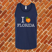 Load image into Gallery viewer, I Orange Florida Unisex Tank Top