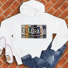 Load image into Gallery viewer, Colorado License Plate Hoodie
