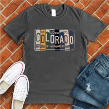Load image into Gallery viewer, Colorado License Plate Tee