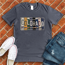 Load image into Gallery viewer, Colorado License Plate Tee