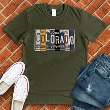 Load image into Gallery viewer, Colorado License Plate Tee