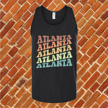 Load image into Gallery viewer, Atlanta Pastel Repeat Unisex Tank Top