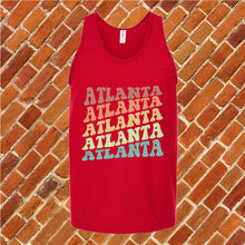 Load image into Gallery viewer, Atlanta Pastel Repeat Unisex Tank Top