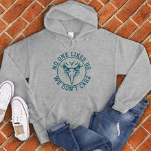 Load image into Gallery viewer, No One Likes Us We Don't Care Hoodie