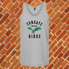 Load image into Gallery viewer, Sundays Are For The Birds Unisex Tank Top