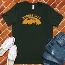 Load image into Gallery viewer, Vintage Kansas City Football Skyline Tee
