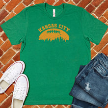 Load image into Gallery viewer, Vintage Kansas City Football Skyline Tee