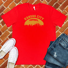Load image into Gallery viewer, Vintage Kansas City Football Skyline Tee