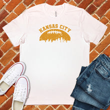 Load image into Gallery viewer, Vintage Kansas City Football Skyline Tee