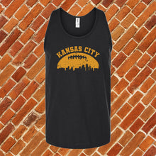 Load image into Gallery viewer, Vintage Kansas City Football Skyline Unisex Tank Top