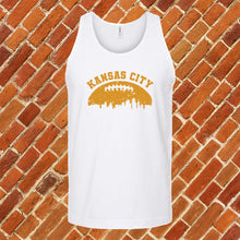 Load image into Gallery viewer, Vintage Kansas City Football Skyline Unisex Tank Top