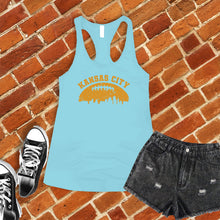 Load image into Gallery viewer, Vintage Kansas City Football Skyline Women's Tank Top