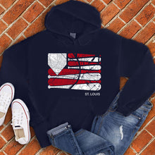 Load image into Gallery viewer, St. Louis Baseball Flag Hoodie