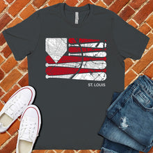 Load image into Gallery viewer, St. Louis Baseball Flag Tee